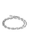 Fossil Bracciale doppio in acciaio da donna Fossil D-Link JA7245040