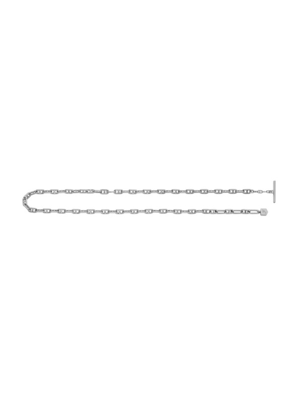 Fossil Bracciale doppio in acciaio da donna Fossil D-Link JA7245040
