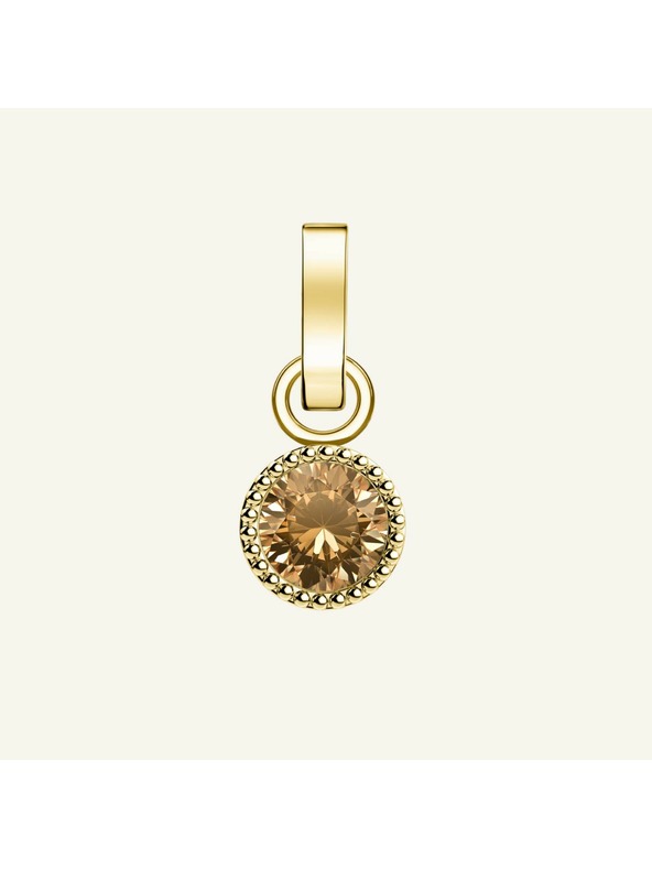 Rosefield Rosefield ciondolo color oro Birthstone Novembre