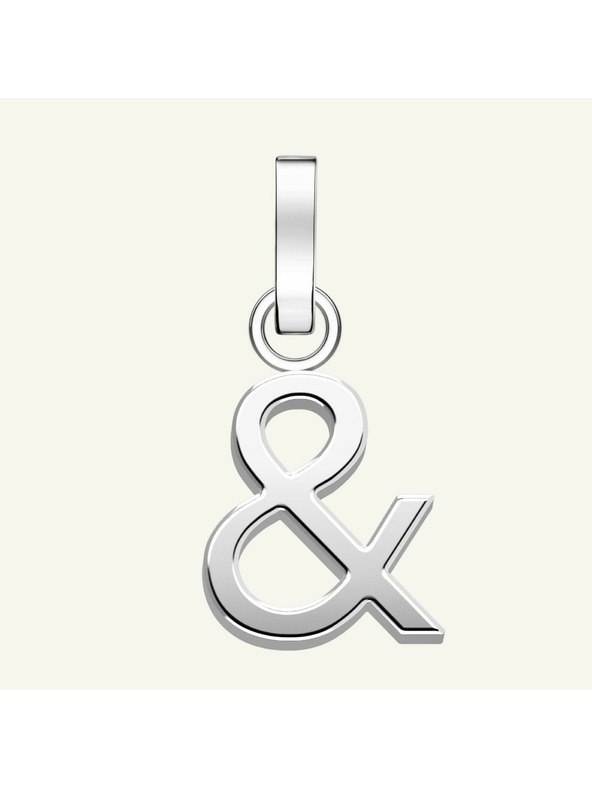 Rosefield Rosefield ciondolo Simbolo Ampersand color argento