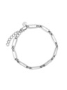 Rosefield Rosefield bracciale in acciaio color argento Multilink JTBCS-J439