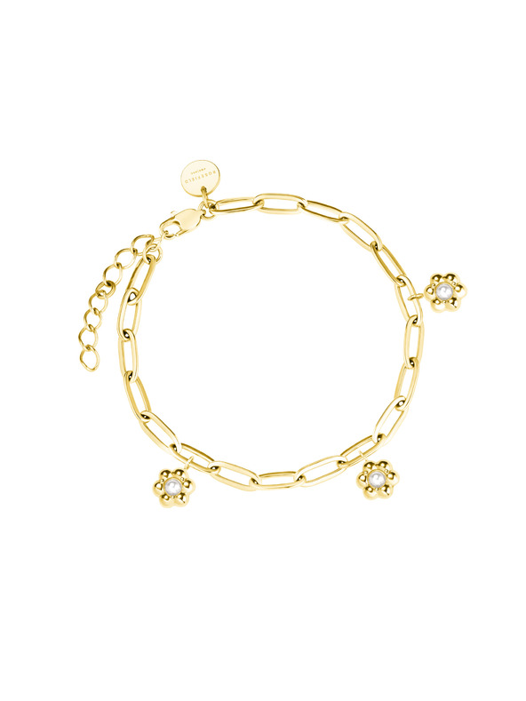 Rosefield Rosefield bracciale in oro Daisy Flower JBDFG-J674