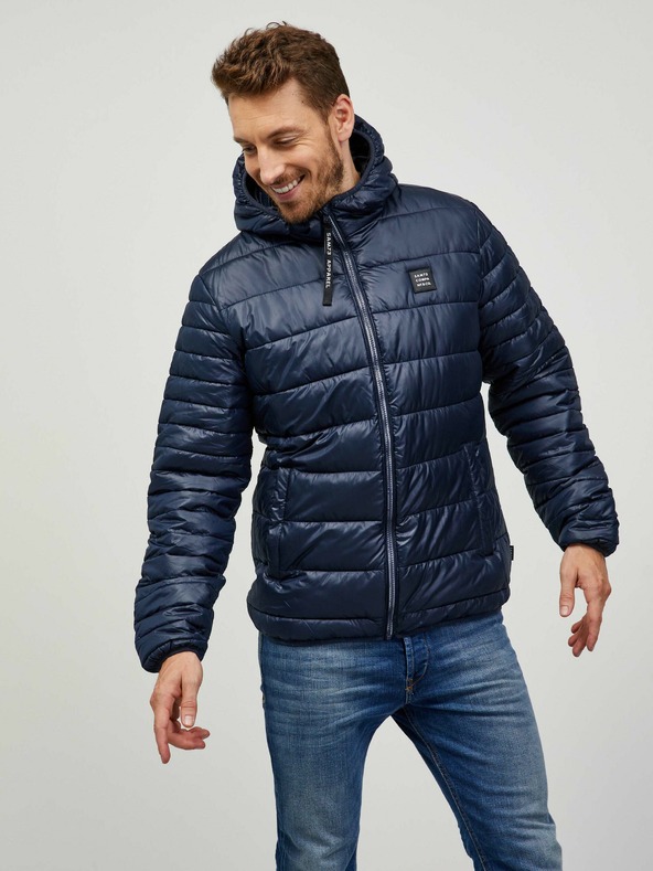 Sam 73 Giacca invernale trapuntata blu scuro da uomo Sam 73