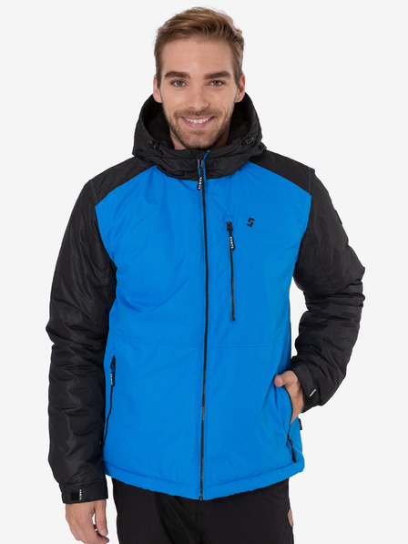 Sam 73 Giacca invernale da uomo nera e blu Sam 73