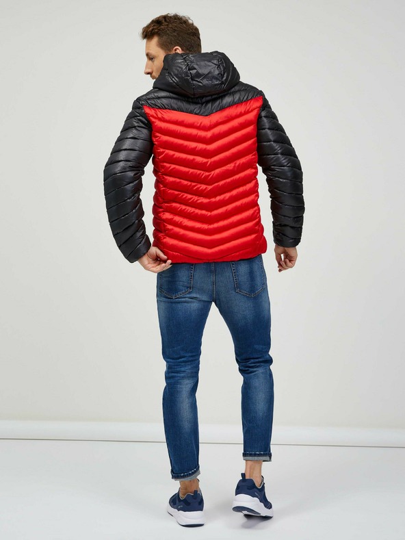 Sam 73 Giacca trapuntata nera e rossa da uomo SAM 73 Ulrik