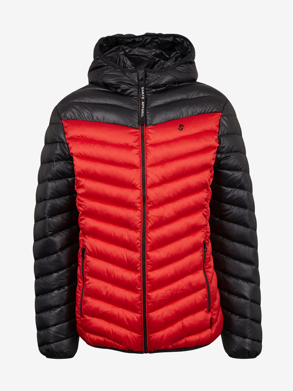 Sam 73 Giacca trapuntata nera e rossa da uomo SAM 73 Ulrik