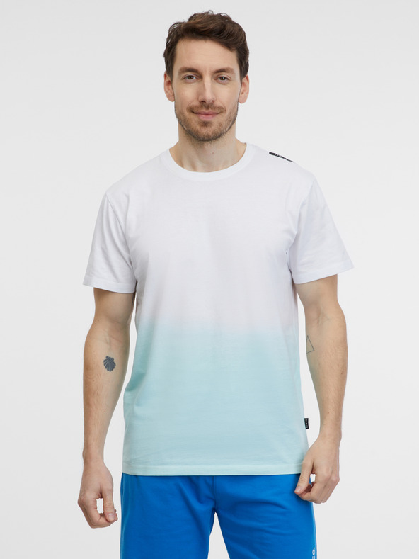 Sam 73 Maglietta da uomo blu e bianca SAM 73 Vito