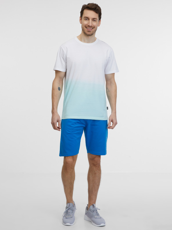 Sam 73 Maglietta da uomo blu e bianca SAM 73 Vito