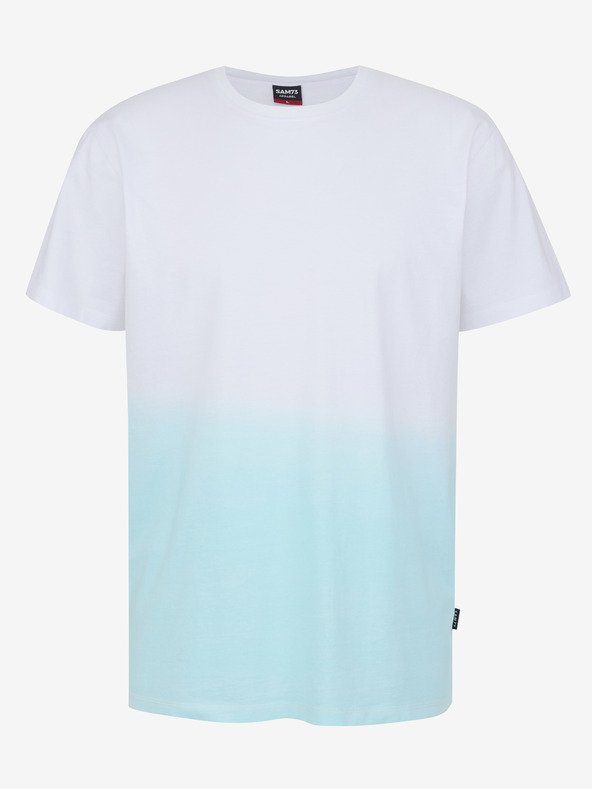 Sam 73 Maglietta da uomo blu e bianca SAM 73 Vito