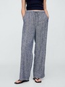 GAP Pantaloni in lino wide-leg GAP
