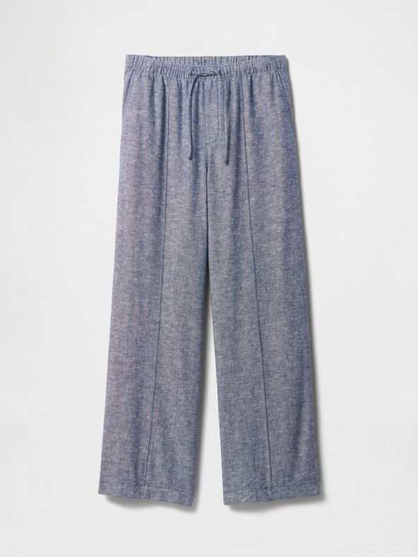 GAP Pantaloni in lino wide-leg GAP