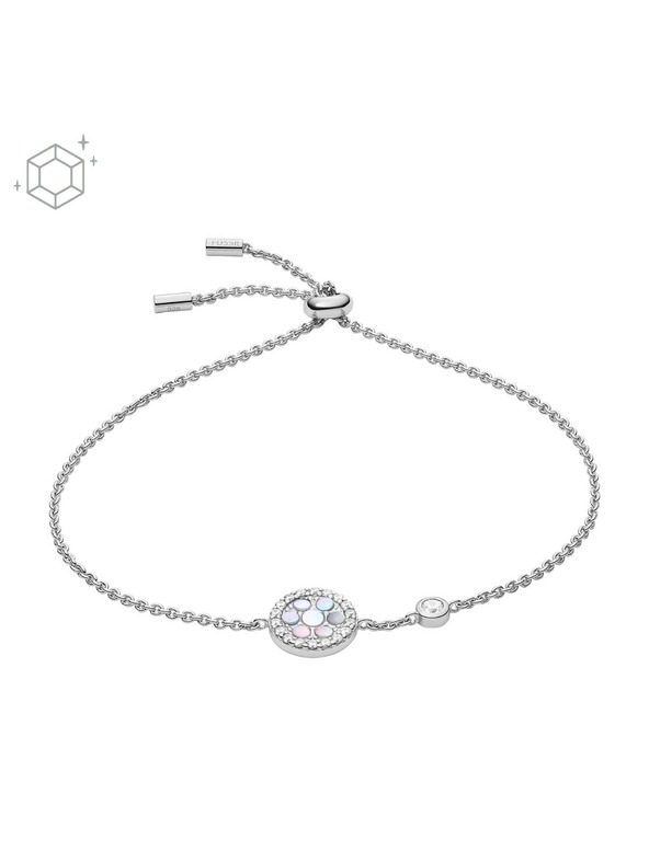 Fossil Bracciale in argento da donna Fossil JFS00519040